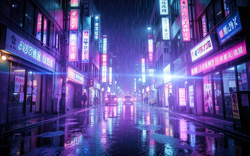 Neon Rain, Shibuya 04:12